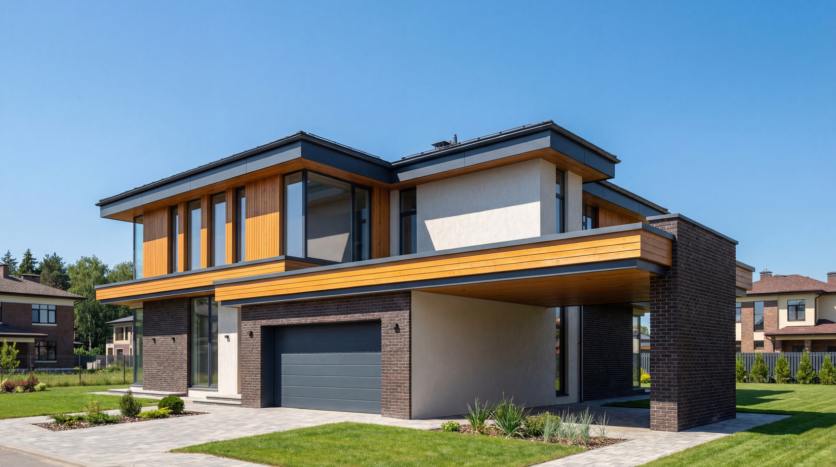 Дома в стиле Райт — фото 16